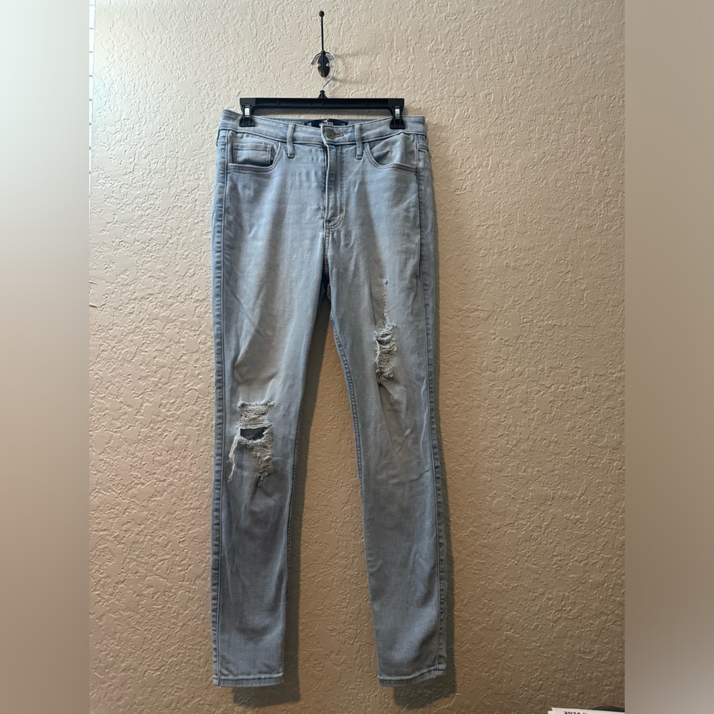 Hollister Super Skinny Ripped Jeans, Size 11R